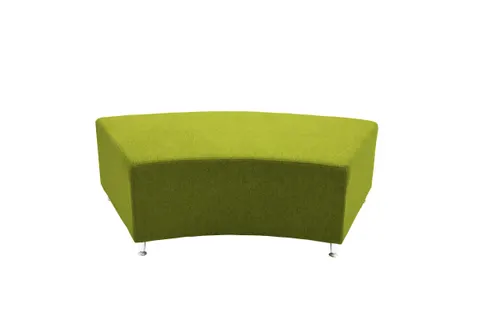 Taburet Ottoman RFG Zara, material textil, 1390-870 x 670 x 410 mm, verde