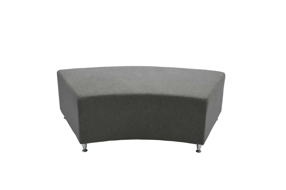 Taburet RFG Zara, material textil, 1390-870 x 670 x 410 mm, gri