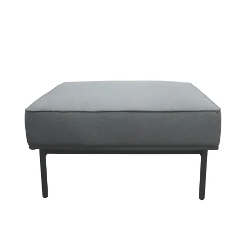 RFG Klark Ottoman, material textil, 800 ? 800 ? 400 mm, gri