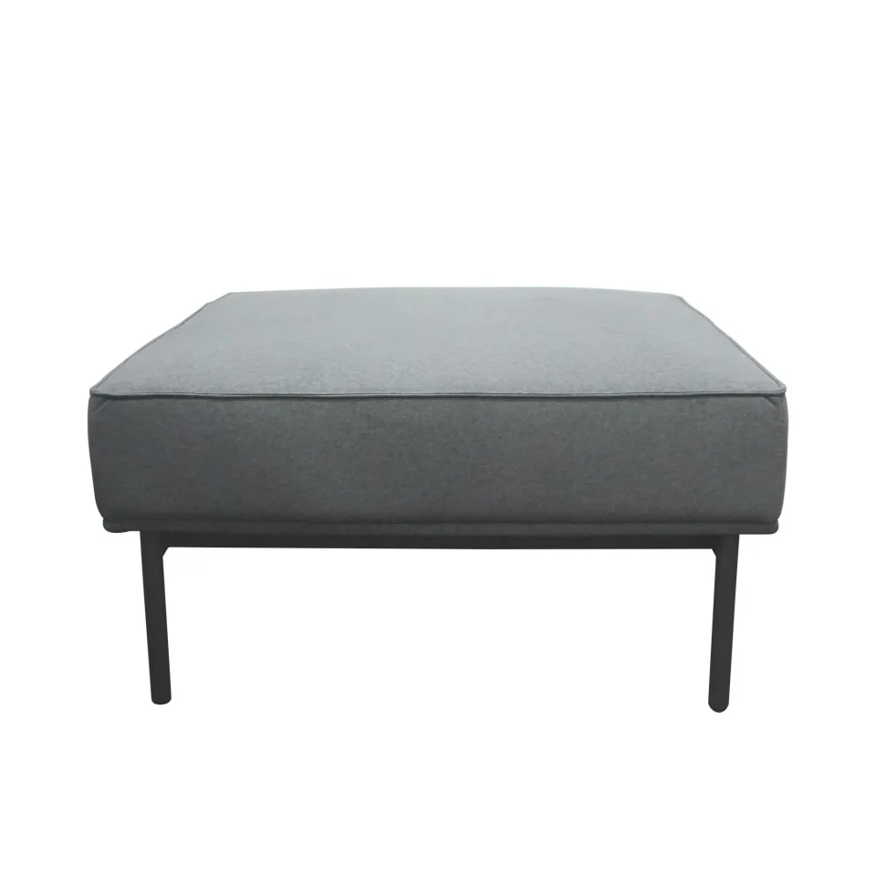 RFG Klark Ottoman, material textil, 800 ? 800 ? 400 mm, gri