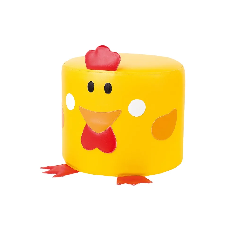 Nowa Szkola Pouf Hen, 32 x 30 cm, Galben