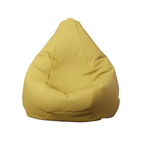 RFG Kids pouf, formă de pară, țesătură prevăzută, 160 L, galben