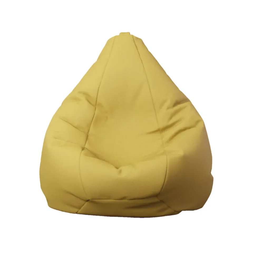 RFG Kids pouf, formă de pară, țesătură prevăzută, 160 L, galben