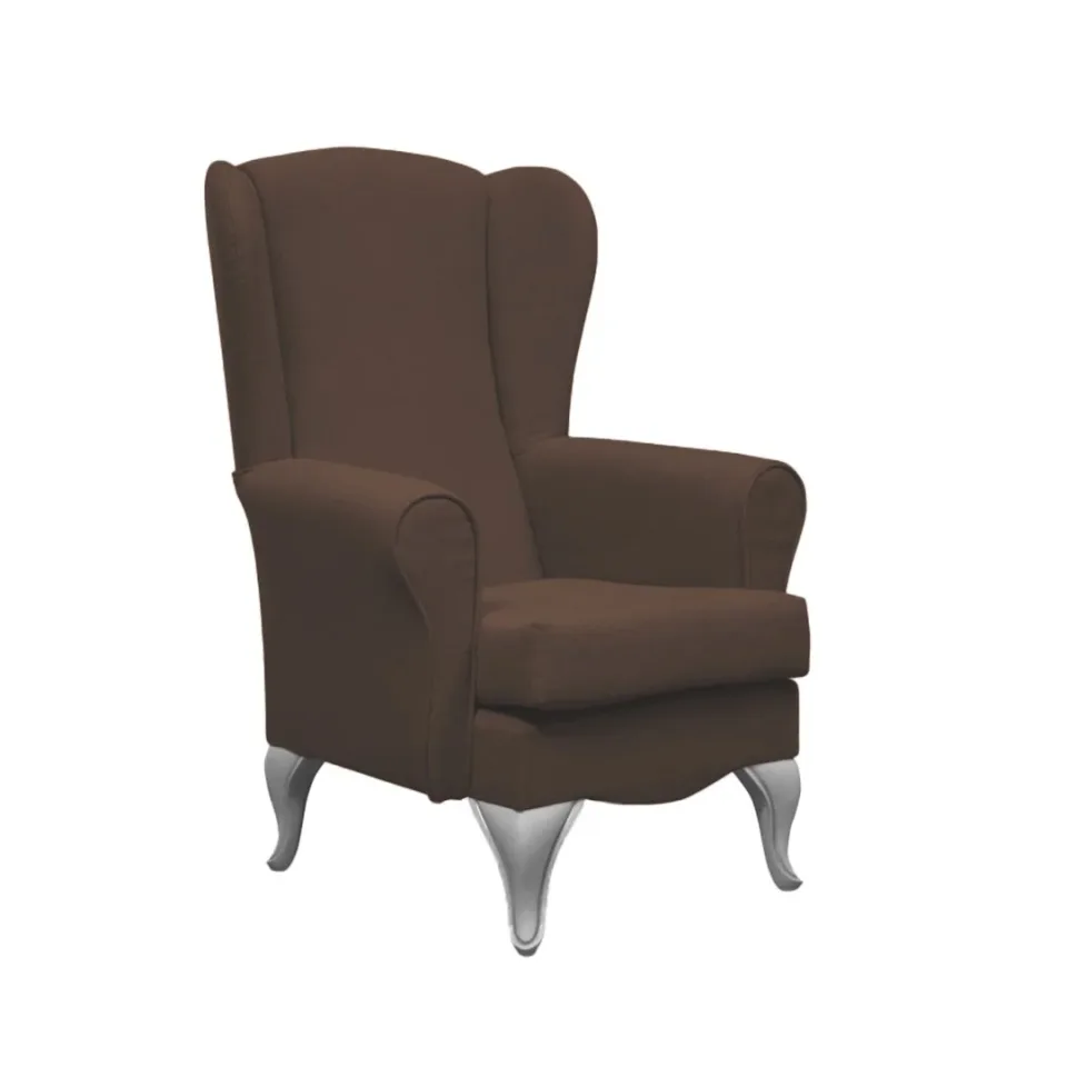 Fotoliu Classic, 800 x 750 x 1120-1140 mm, maro