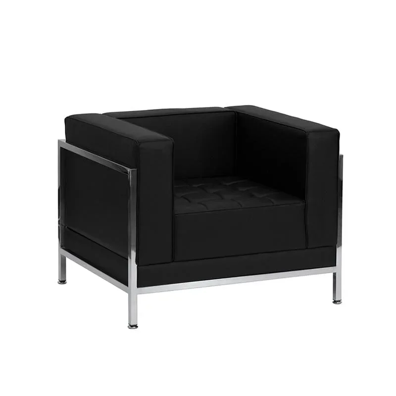 Fotoliu RFG Neo, piele eco, 880 x 720 x 700 mm, negru