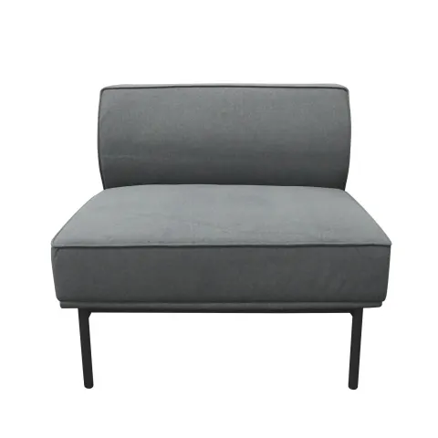 Modul RFG Klark, drept, tapițerie din țesătură, 800 ? 800 ? 720 mm, gri