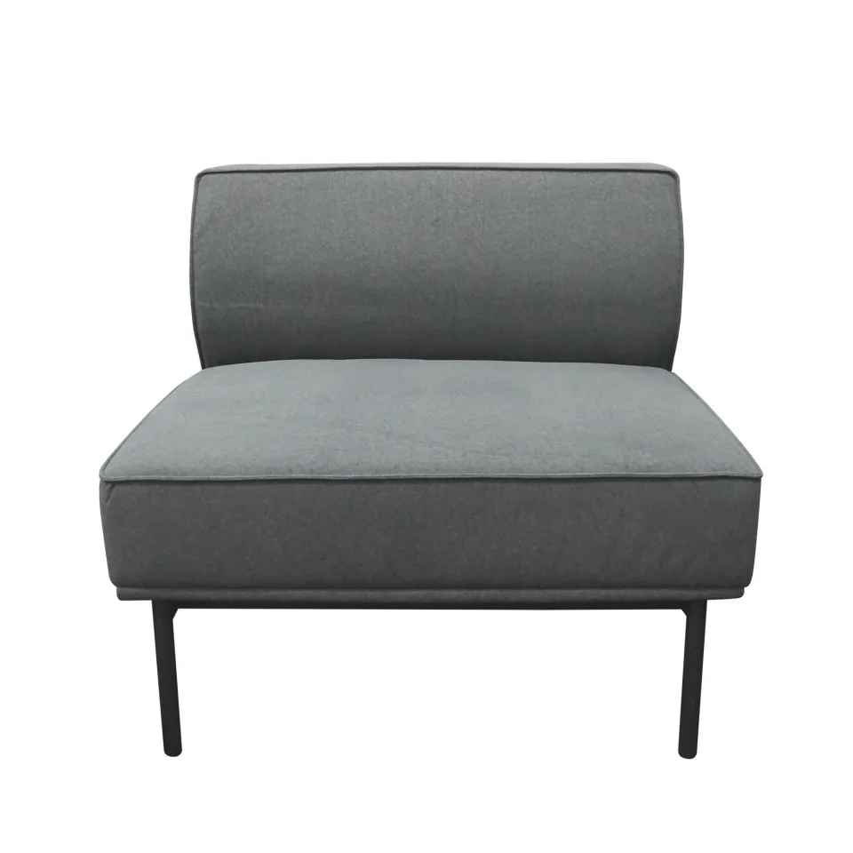 Modul RFG Klark, drept, tapițerie din țesătură, 800 ? 800 ? 720 mm, gri