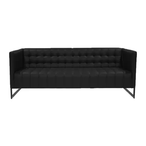 RFG Canapea cu trei locuri Box, 1900 x 810 x 730 mm, negru