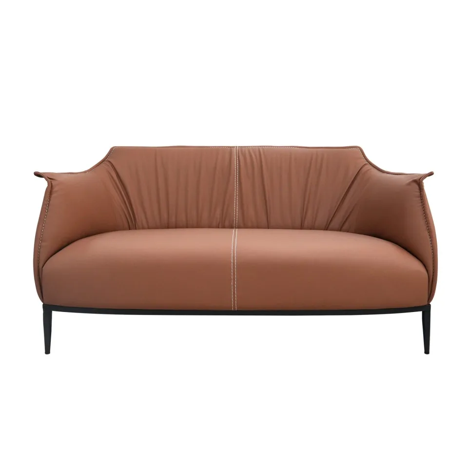Canapea RFG Marten, eco-piele, 1380 × 800 × 790 mm, maro