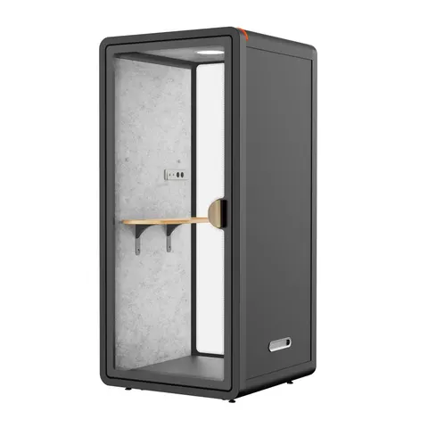 Cabină acustică fonoizolantă RFG Flexi One, 1050 x 1050 x 2240 mm, gri