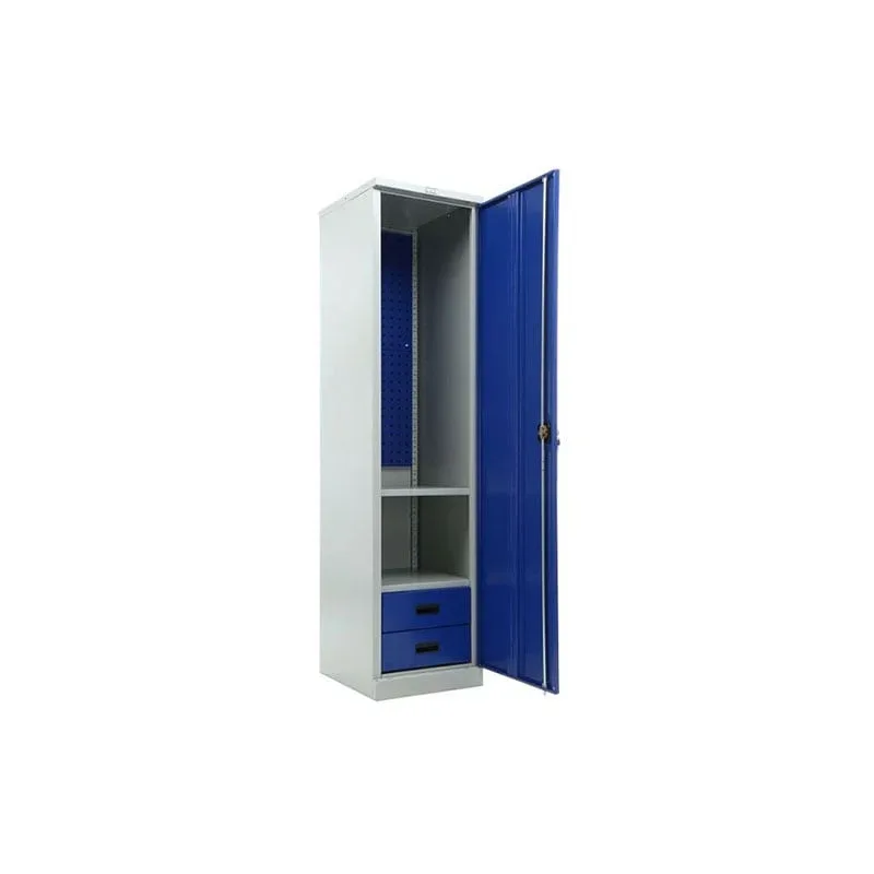 Dulap pentru unelte TS1947 020202, 475 x 500 x 1900 mm, albastru-gri