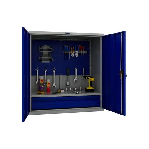 Dulap pentru unelte TS1095 021010, 950 ? 500 ? 1000 mm, albastru-gri