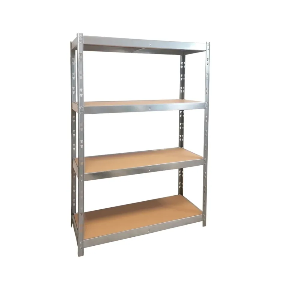 Raft RFG, metalic, cu 4 polițe, 1200 x 500 x 1920 mm, MDF, capacitate până la 300 kg