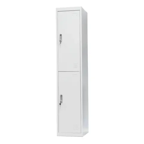 Dulap RFG, metalic, simplu, două compartimente, 38 x 45 x 185 cm