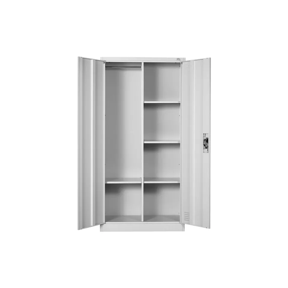 RFG Dulap, metal, 4 rafturi, 90 x 45 x 185 cm, gri