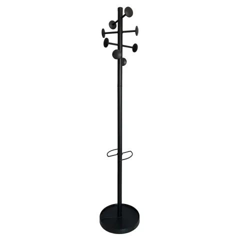 Cuier de haine RFG Garda, înălțime 173 cm, negru