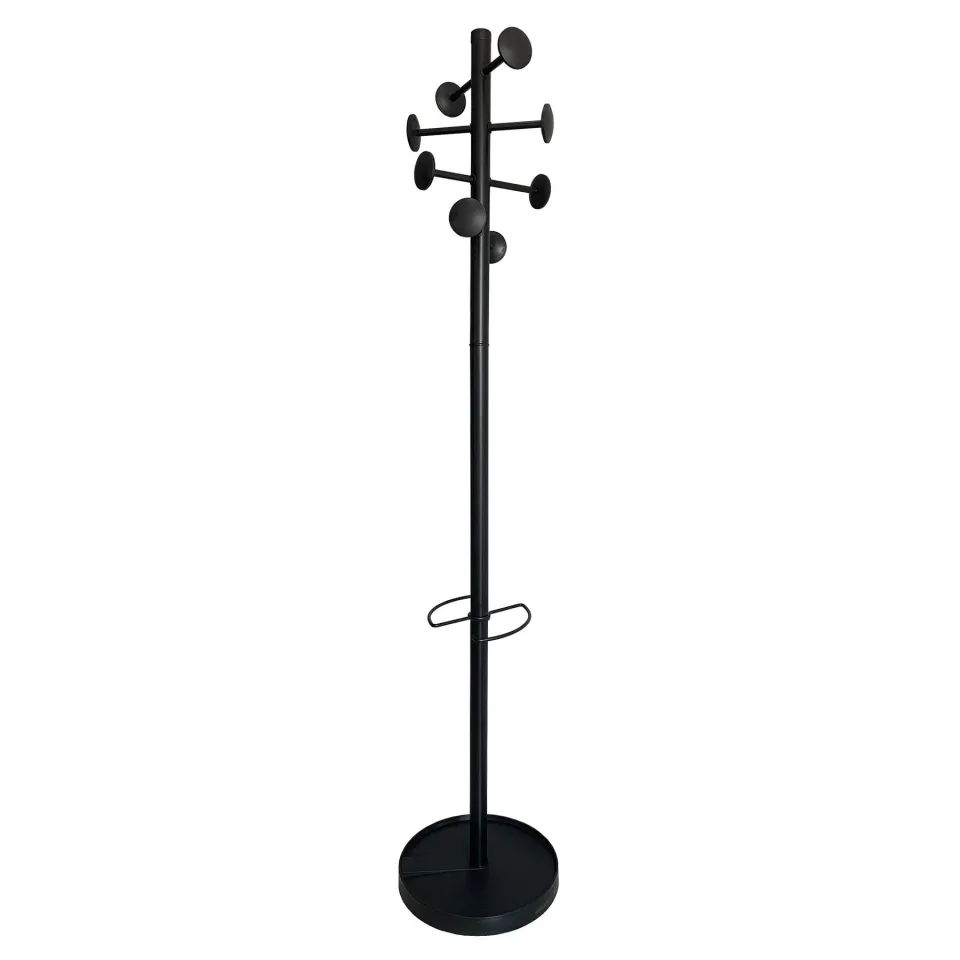 Cuier de haine RFG Garda, înălțime 173 cm, negru