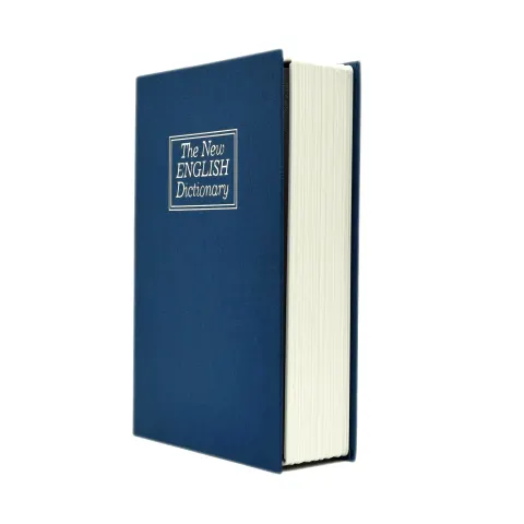 Casetă de valori RFG tip carte pentru bani și obiecte de valoare, 24 cm, albastru închis