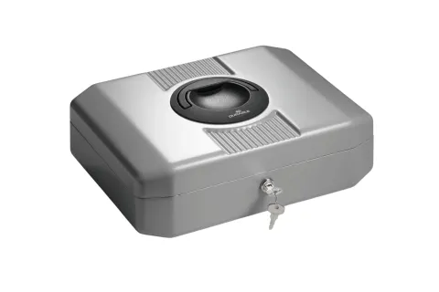 Casetă pentru bani Durable Uroboxx, Euro, mărimea M, gri