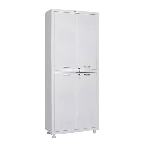 Dulap medical, 700 x 320 x 1650-1750 mm, metal alb