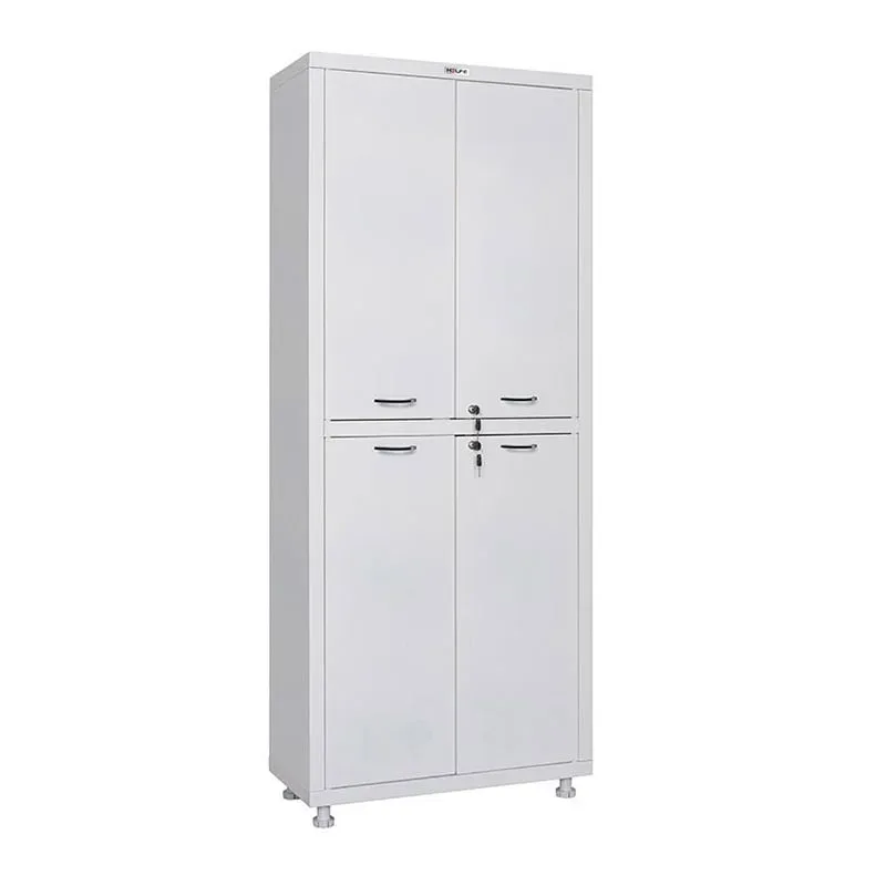 Dulap medical, 700 x 320 x 1650-1750 mm, metal alb