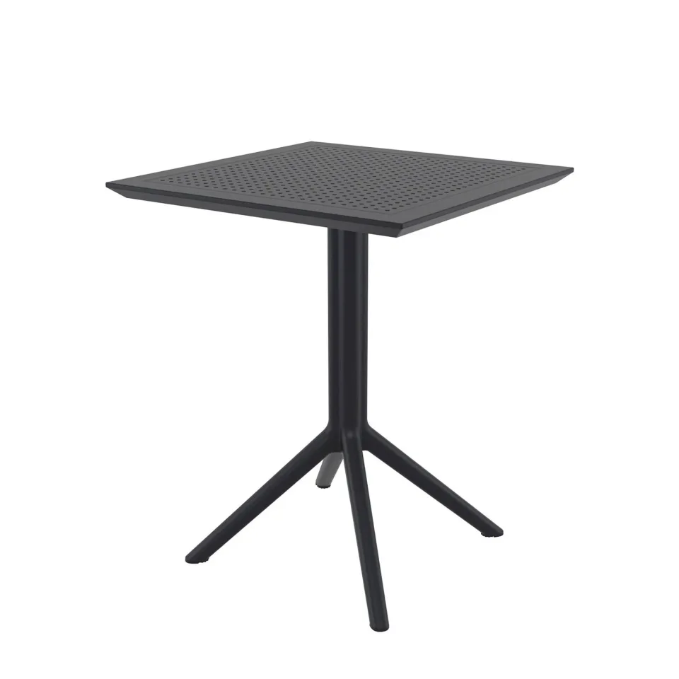Masa pliabilă RFG, pliabilă, plastic, negru