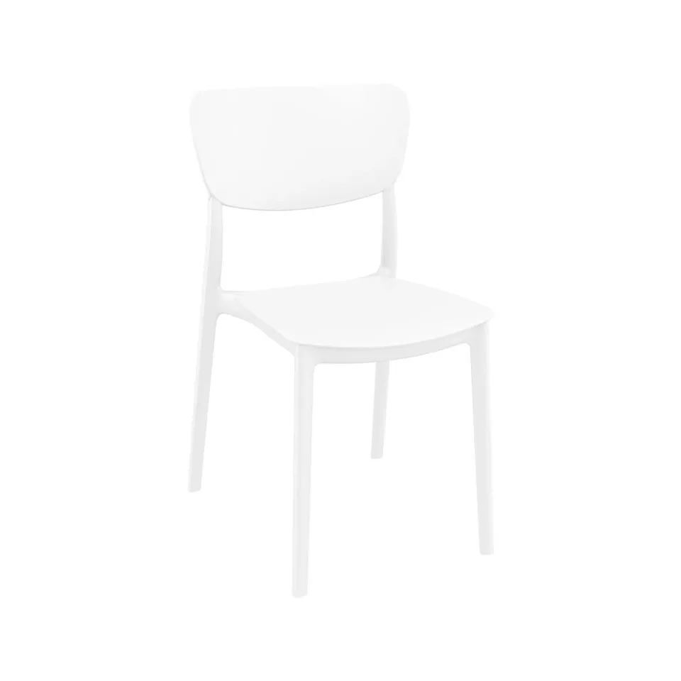 Scaun RFG Moon, plastic, alb