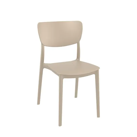 Scaun RFG Moon, plastic, bej