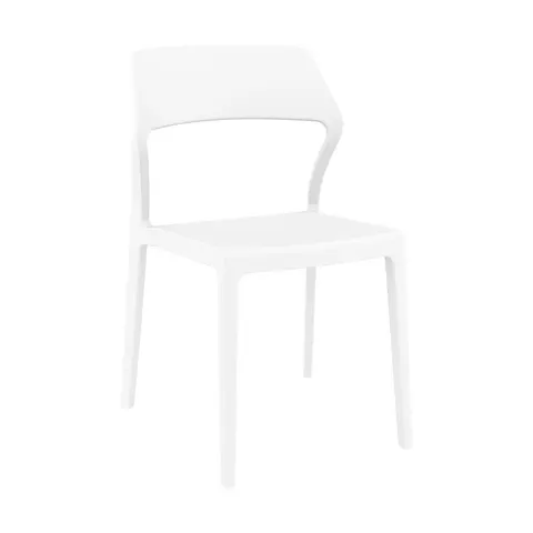 Scaun RFG Snow, plastic, alb