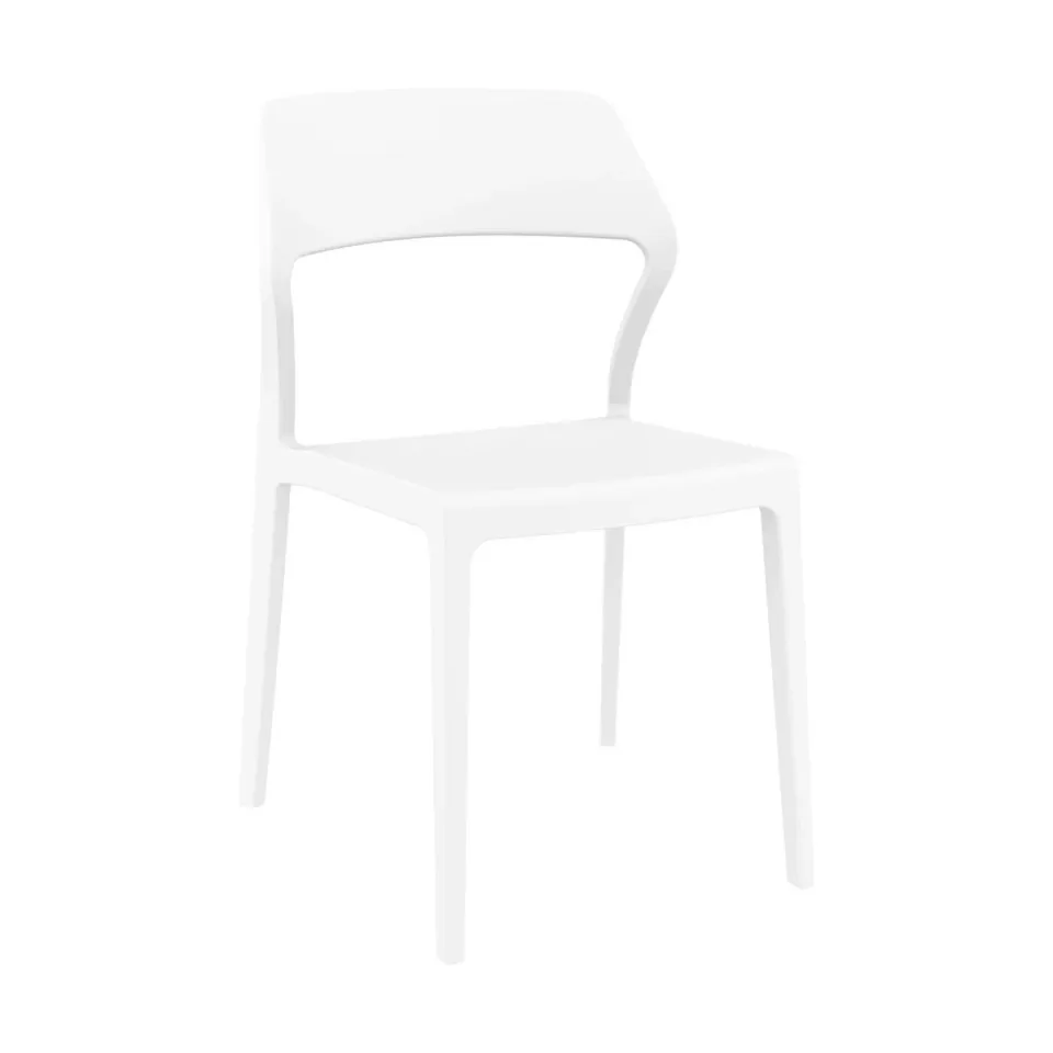 Scaun RFG Snow, plastic, alb