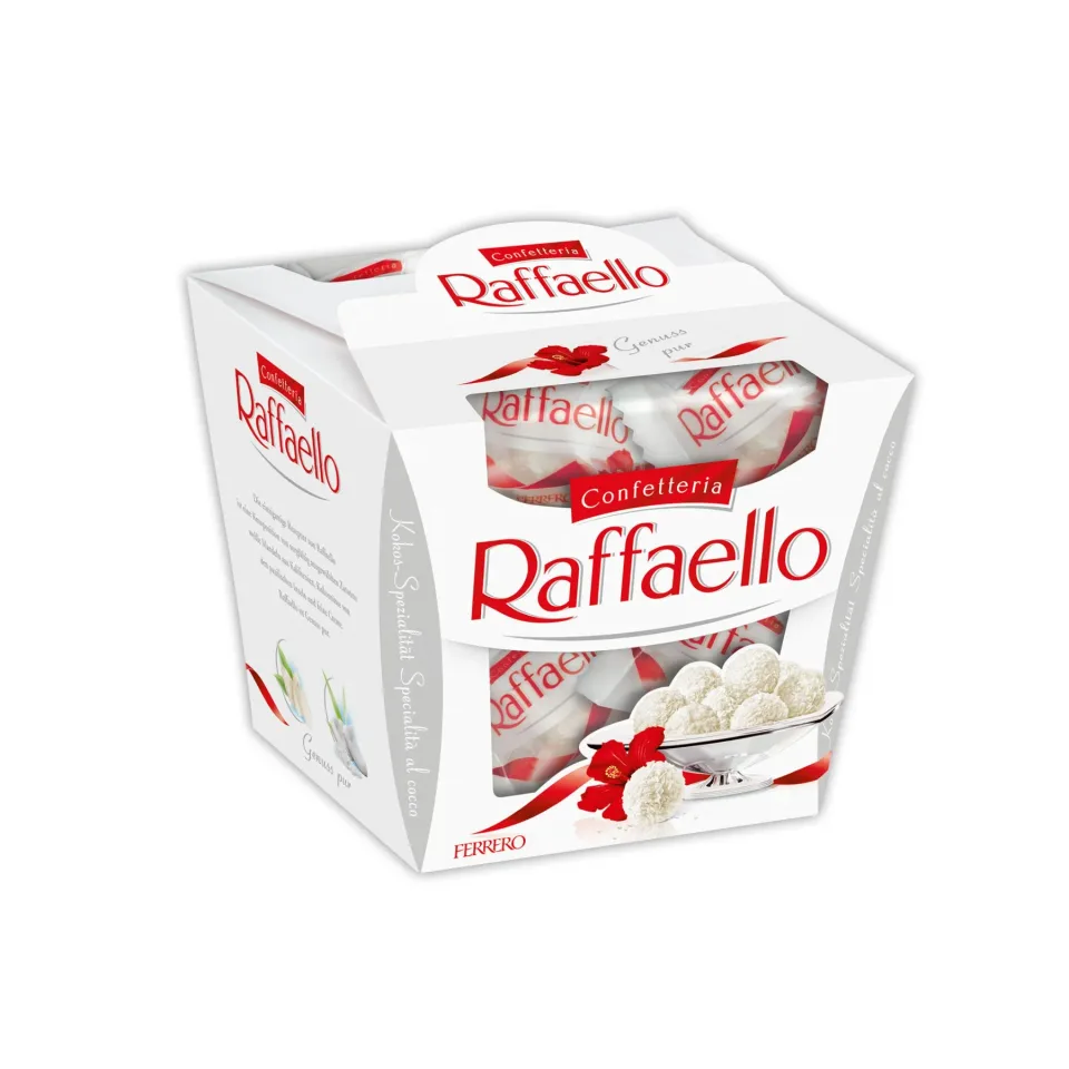 Ciocolată Raffaello, cu cocos, 150 g