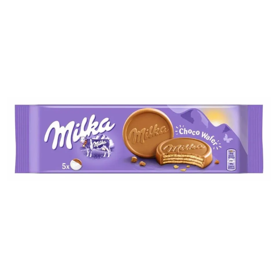 Milka Napolitane cu ciocolată, 150 g
