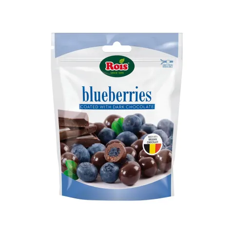 Rois Choco blueberry, cu ciocolată neagră, 100 g