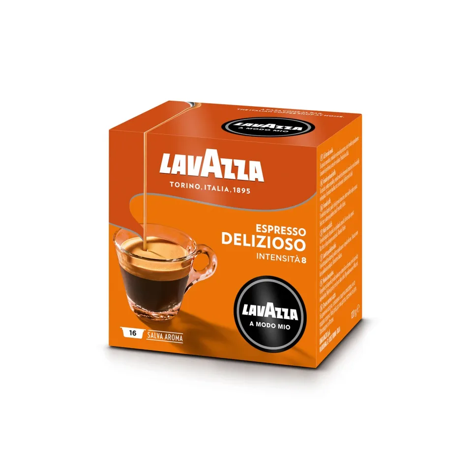 Capsule de cafea Lavazza A Modo Mio Delizioso, 16 bucăți