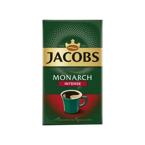 Jacobs Monarch Cafea măcinată Intense, 250 g