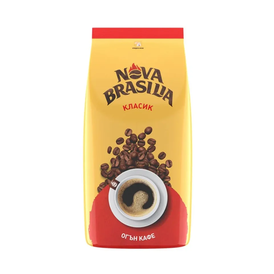Boabe de cafea Nova Brasilia Classic, 1 kg