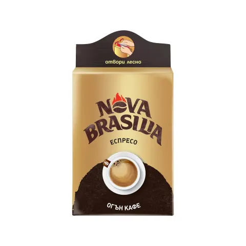 Cafea măcinată Nova Brasilia Espresso, 200 g
