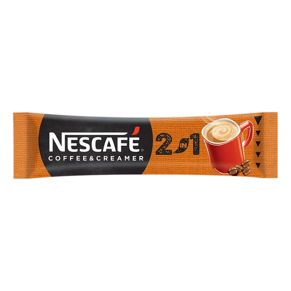 Nescafe Cafea instant 2în1 Coffee & Creamer, 8 g, plic, 28 buc
