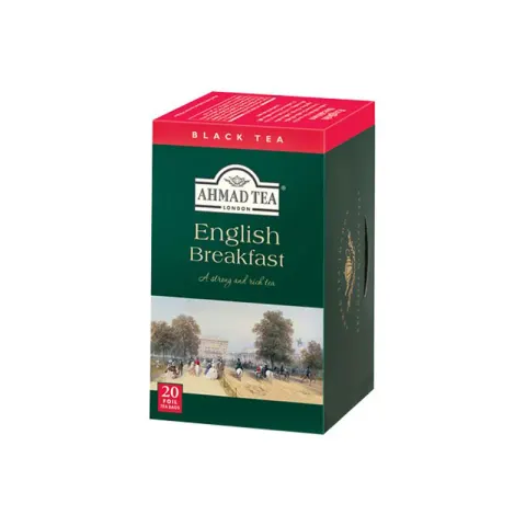Ahmad Tea „English Breakfast”, negru, 2 g, plic, 20 buc