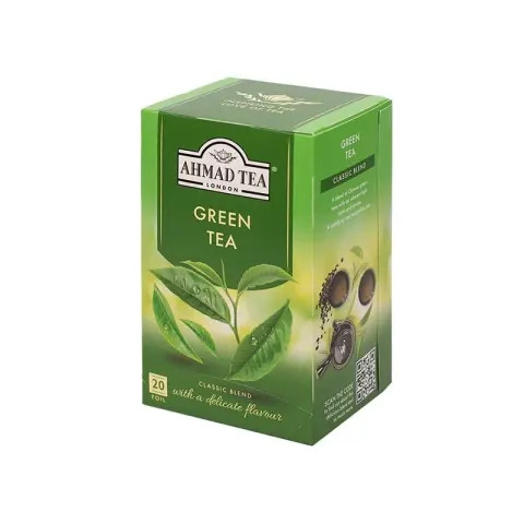 Ahmad Tea „Green Tea”, 2 g, în plic, 20 buc.