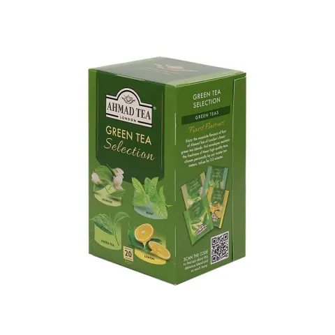Ahmad Tea „Green Selection”, 2 g, în plic, 20 bucăți