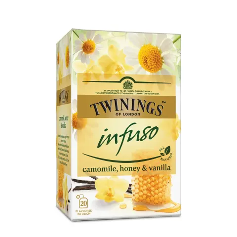 Twinings Tea „Vanilla, Honey & Camomile”, plante, 1.5 g, plic ceai, 20 bucăți