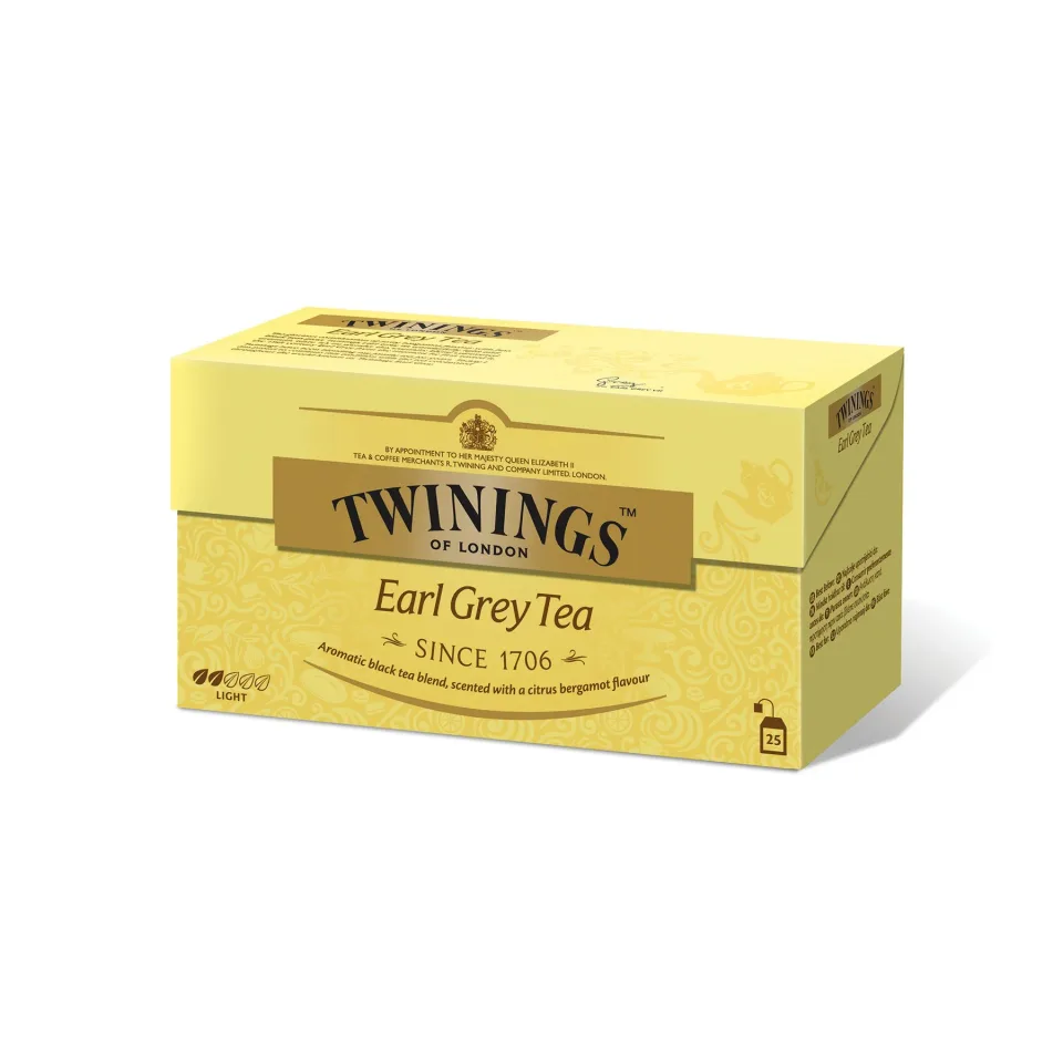 Twinings Tea „Earl Grey”, negru, 2 g, plic, 25 bucăți