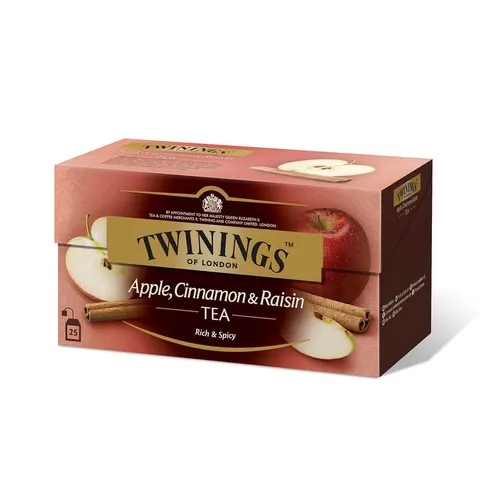 Twinings Tea „Măr, scorțișoară și stafide”, 2 g, plic de ceai, 25 buc.