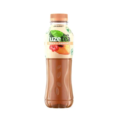 FUZEtea Ceai rece, piersică și hibiscus, 500 ml