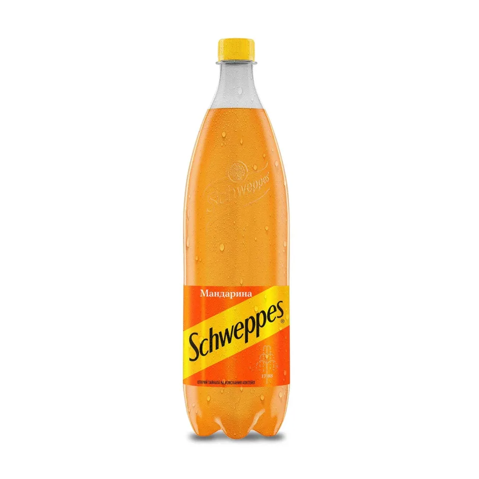 Schweppes Mandarin, 1.25 L, sticlă de plastic