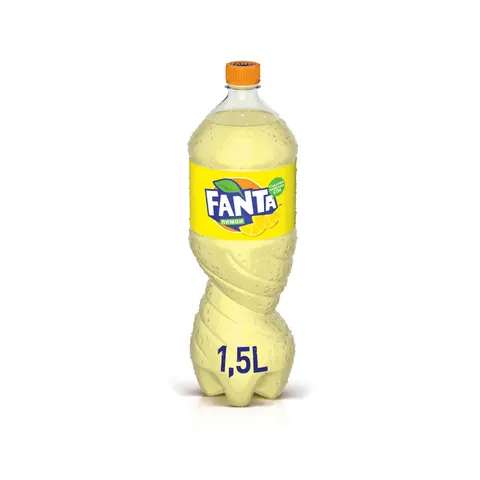 Fanta băutură răcoritoare, lămâie, 1.5 L, sticlă din plastic