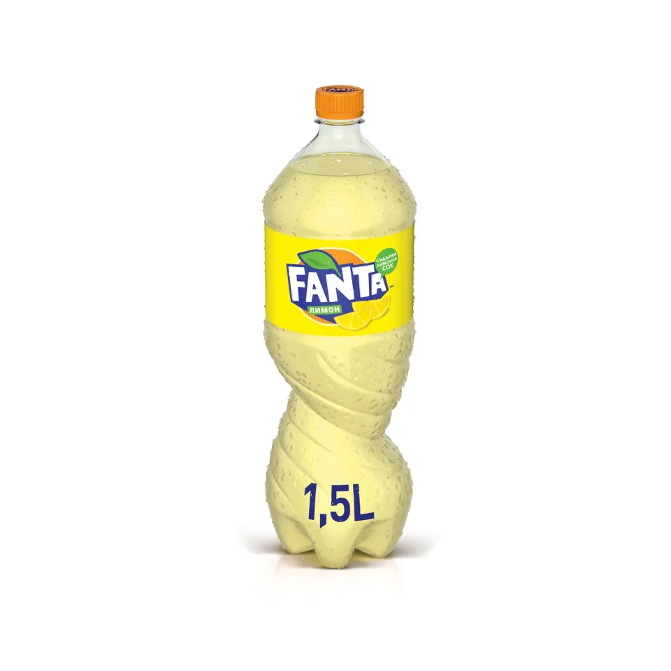 Fanta băutură răcoritoare, lămâie, 1.5 L, sticlă din plastic