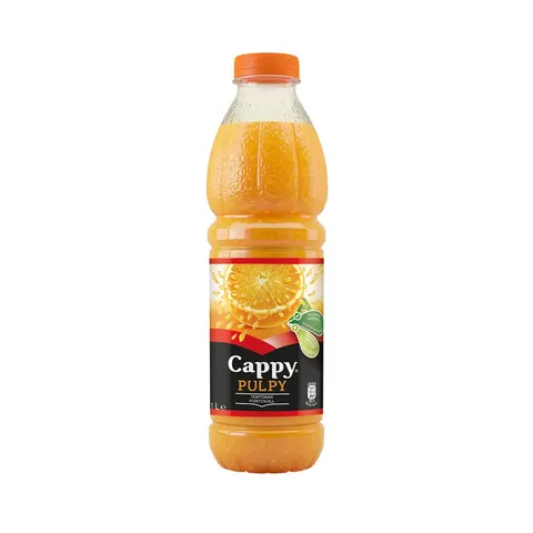 Cappy Băutură din fructe Pulpy, portocale, cu bucăți de fruct, 1 L, carton
