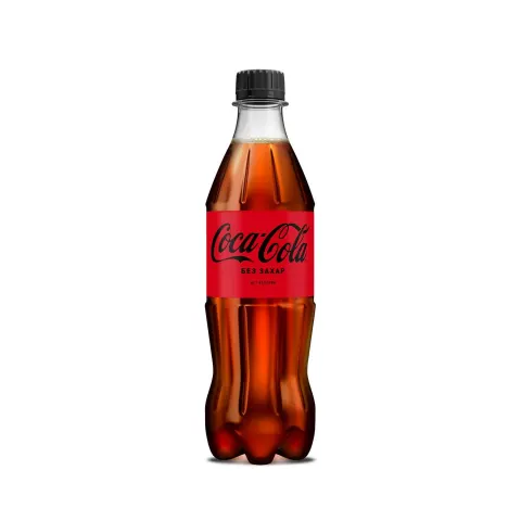 Băutură răcoritoare Coca-Cola Zero, fără zahăr, 500 ml, sticlă din plastic